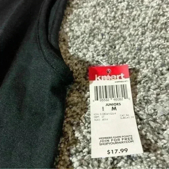 Joe Boxer Black Loose Fitting Mock Neck Tank Dress Size M -NWT - Picture 4 of 6